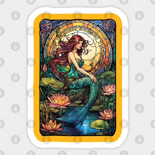 Mermaid 03 Sticker by KawaiiDread